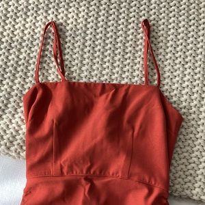 Abercrombie & Fitch Side-Cinch Ruched Mini Dress